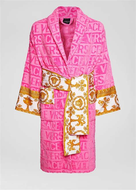 women's versace pajamas|Versace robe women's pink.